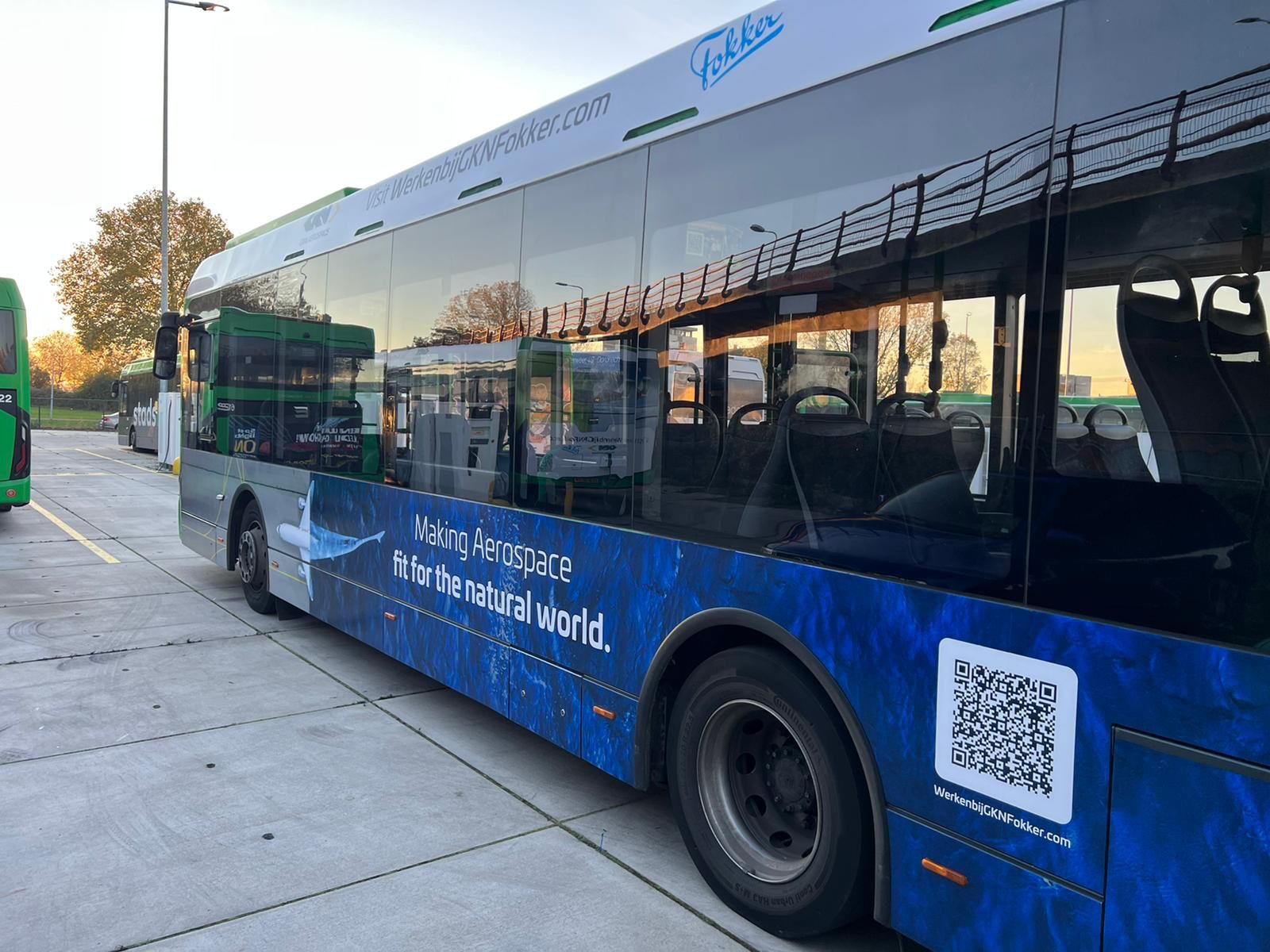 Fokker busreclame