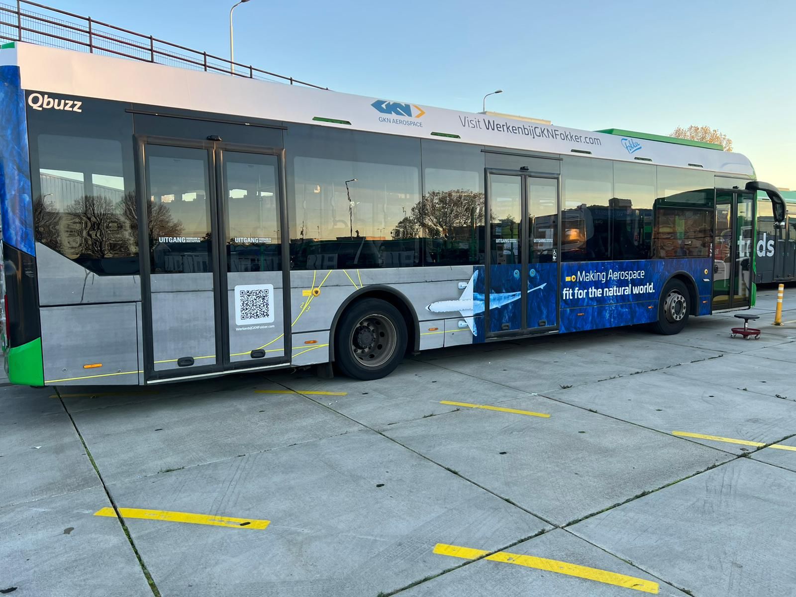 Fokker busreclame